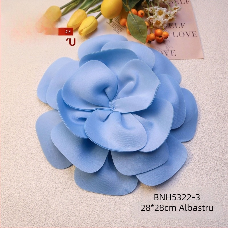 Minyu DIY aplicații florale pentru îmbrăcăminte – accesorii din poliester pentru geci, rochii și cămăși