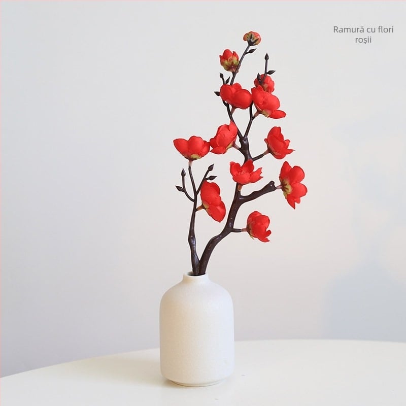 Separator de birou în stil chinezesc, cu frunze de bambus și motive Zen, ecran cu nori parțiali (Nu este importat; Nu este cadou; Fără autorizare IP)