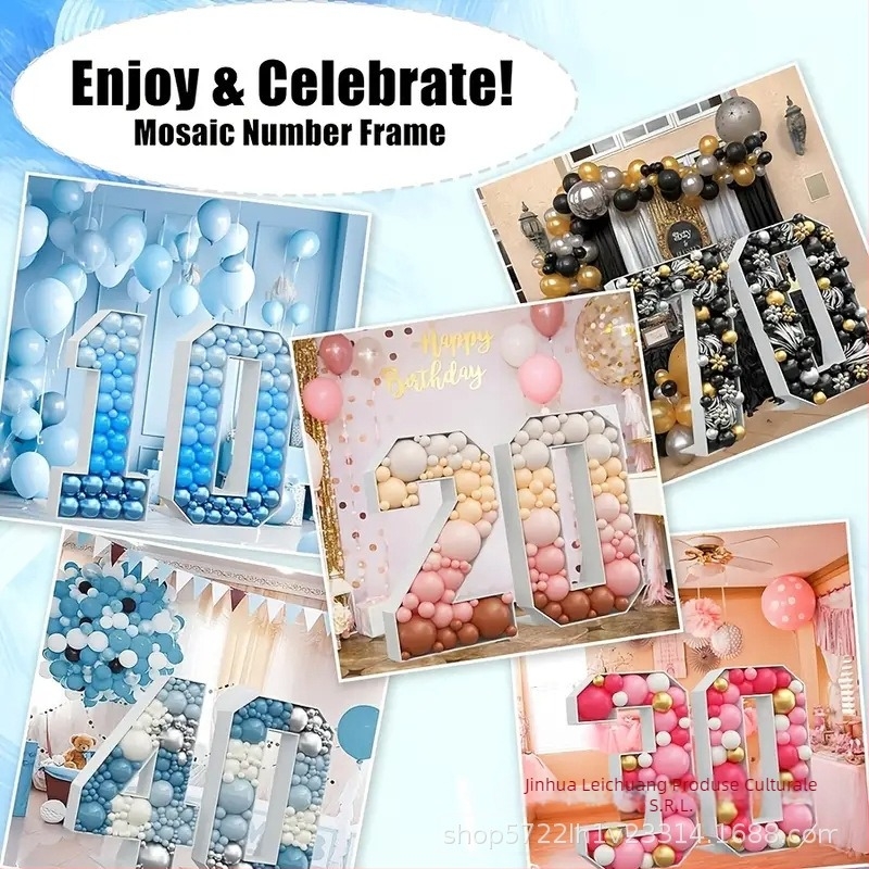 KT board decor pentru petrecere — plastic, recuzită pentru decorul scenei, recuzită pentru aranjarea spațiului, stil 21044374730