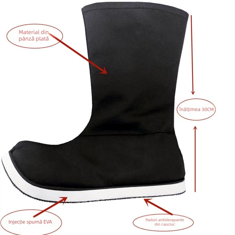 Cizme în stil tradițional chinezesc pentru costume Hanfu și reprezentații de operă