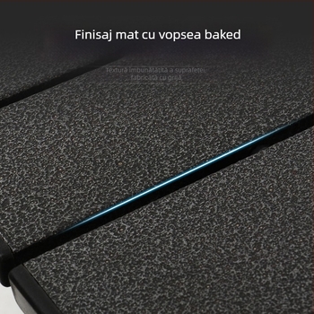 Egg Roll Table — Masă lungă pliabilă pentru exterior, camping și grătar; oțel cu carbon, pliabil, stil Egg Roll