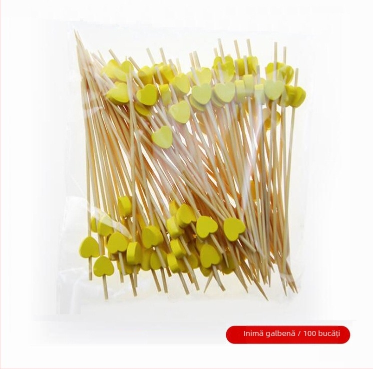 Set fructe din bambus — Material: Bambus; Pentru adulți; Import: Nu; Brand: Other