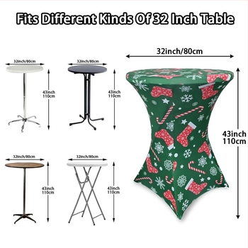 Față de masă rotundă, poliester, imprimeu, stil hotelier