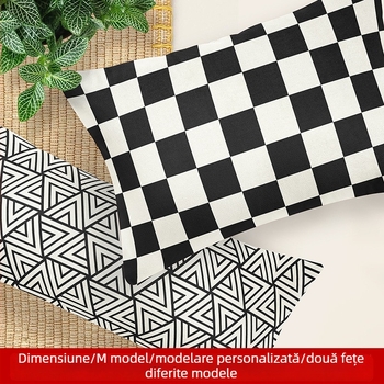 Umplutură pentru pernă din velur cristal, model desene animate/anime, stil modern minimalist, pentru sufragerie