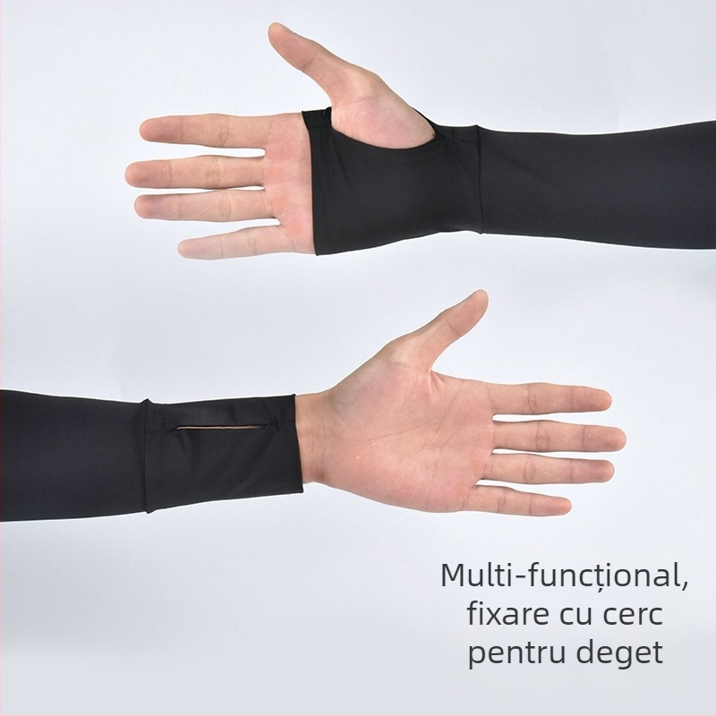 Manșete Ice Silk - Unisex, protecție solară pentru sporturi în aer liber și ciclism