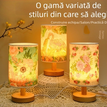 Lumină de masă DIY din material textil – iluminare de noapte creativă, realizată manual, pentru dormitor, 7–14 ani