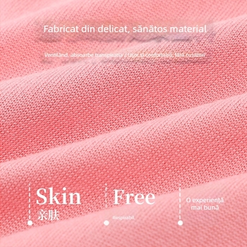 Chiloți femei talie medie, țesătură Milk Silk, culoare solidă, principal material 90-95% poliester, căptușeală zona intimă 100% poliester