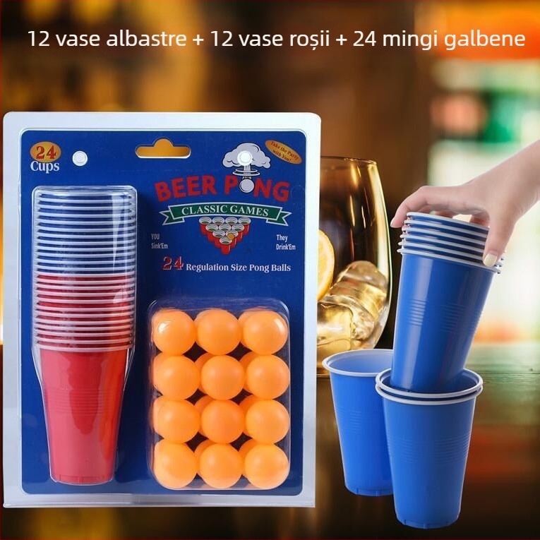 Pahar de unică folosință din plastic PP, rotund, capacitate 401–500 ml, imprimare logo disponibilă, personalizare, potrivit pentru cuptorul cu microunde
