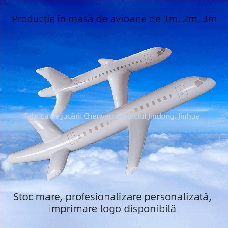 Model avion gonflabil din PVC, jucărie pentru copii 7-14 ani