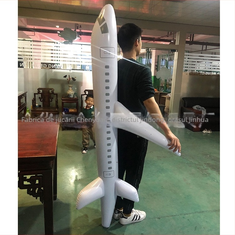 Model avion gonflabil din PVC, jucărie pentru copii 7-14 ani