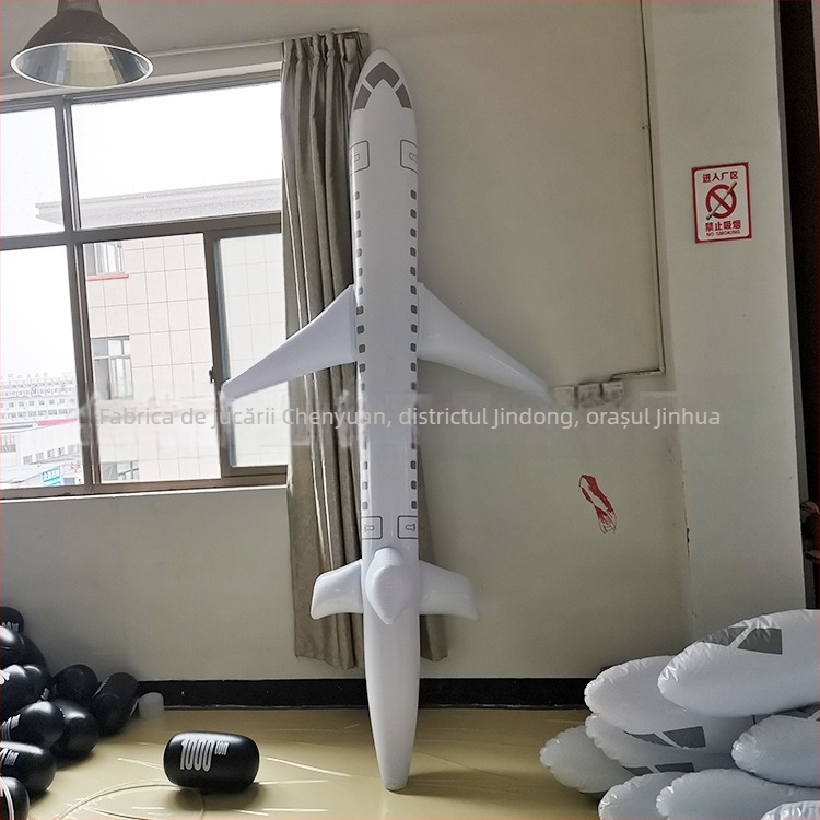 Model avion gonflabil din PVC, jucărie pentru copii 7-14 ani