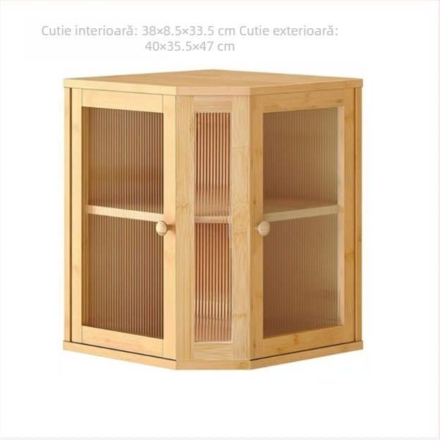 Cutie de depozitare din lemn pentru birou, cu capac – model ZS-04081, pentru bucătărie și restaurant