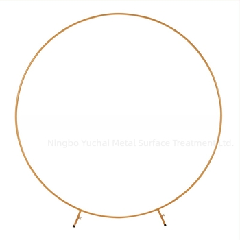 Suport din fier pentru arc circular, fundal de nuntă, decor de nuntă în formă de arc