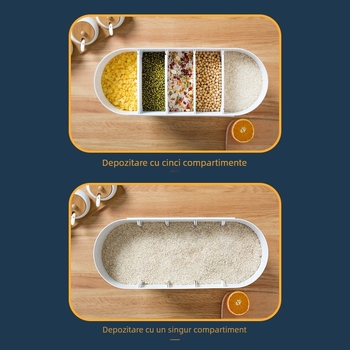 Cutie de depozitare a orezului Yuyang, rezistentă la umezeală și la insecte, plastic PP, personalizare logo disponibil