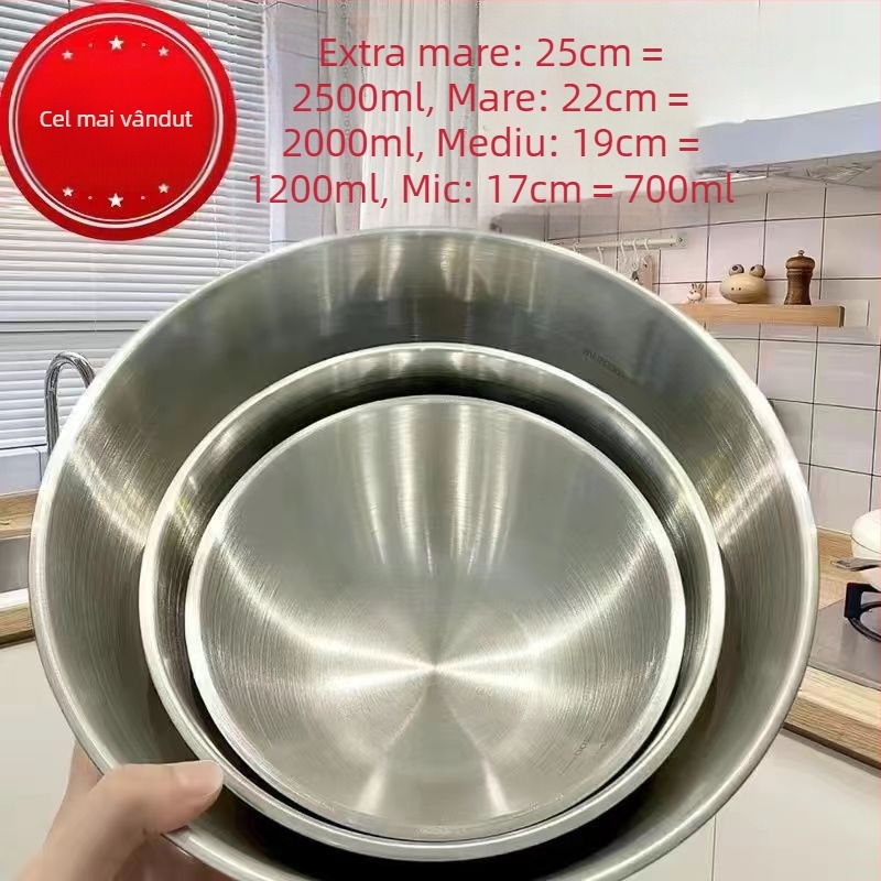 Boluri din oțel inoxidabil, stil coreean — Brand: Zhen Mingtang; Material: Metal; Stil: Coreean; Lansare pe piață: Primăvara 2021