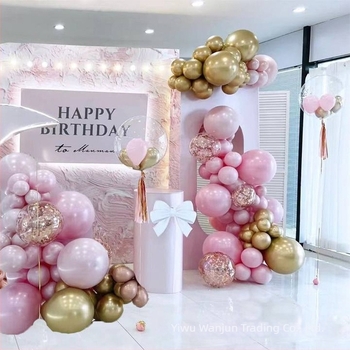 Set baloane latex pentru decorul scenei: realizare manuală, personalizabil, potrivit pentru zile de naștere și nunți