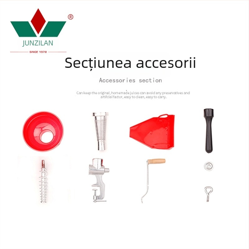 Storcător manual FP-5 pentru fructe și legume, corp din aluminiu, brand Clivia