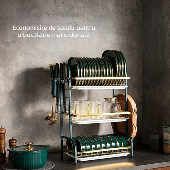 Raft de scurgere pentru vase – oțel carbon, stil modern simplu, Shiboya (Brand: Shiboya, Material: Oțel Carbon, Stil: Modern simplu, Lansare pe piață: 2021)