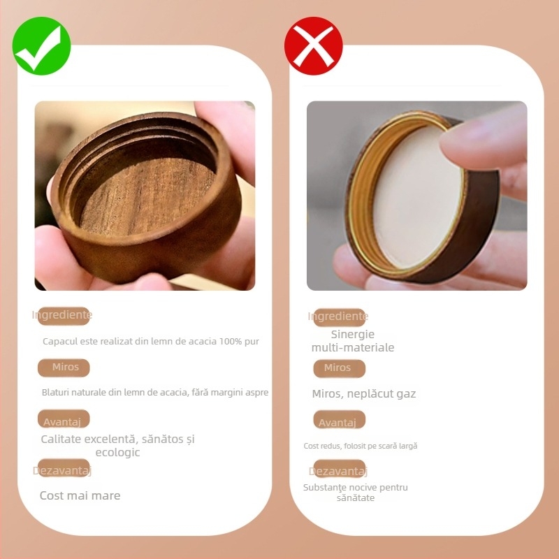 Set de sticle din sticlă pentru condimente, cu capac din bambus, aluminiu sau lemn de acacia