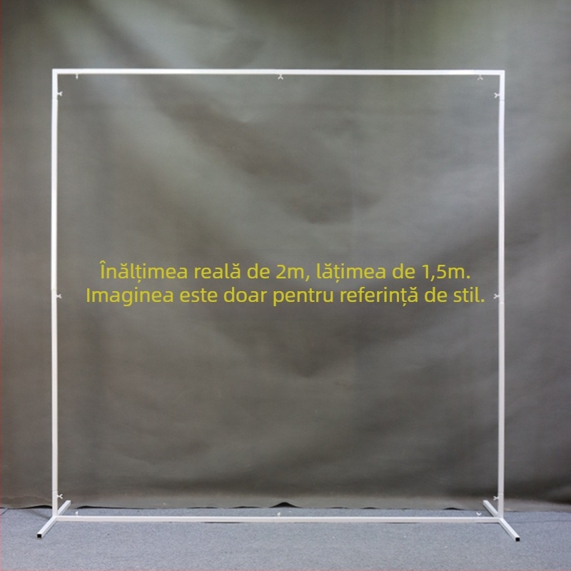 Fundal de nuntă cu ușă arcuită pentru gazon, cadru din fier, ambalaj carton, pentru nunți