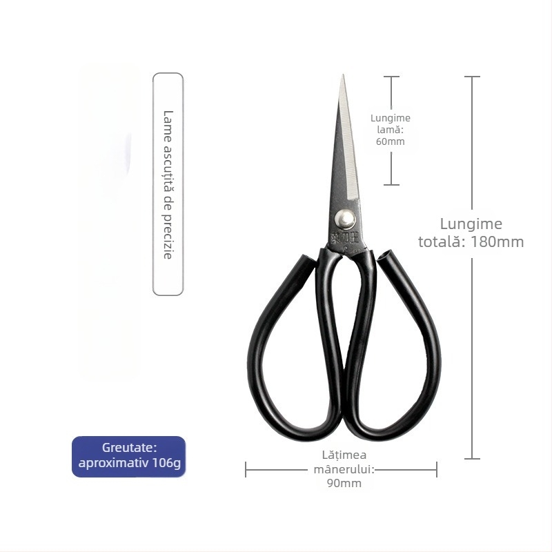 Foarfecă de bucătărie din oțel inoxidabil, seria Kitchen Scissors Series, grosime 2 mm, marcă Other, fără etichetă privată licențiată
