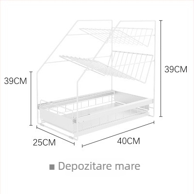 Gashi raft rabatabil din fier, multifuncțional pentru dulap