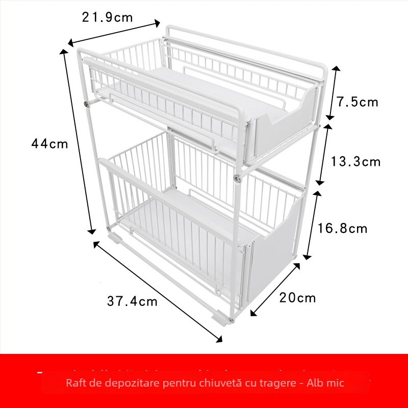 Gashi raft rabatabil din fier, multifuncțional pentru dulap