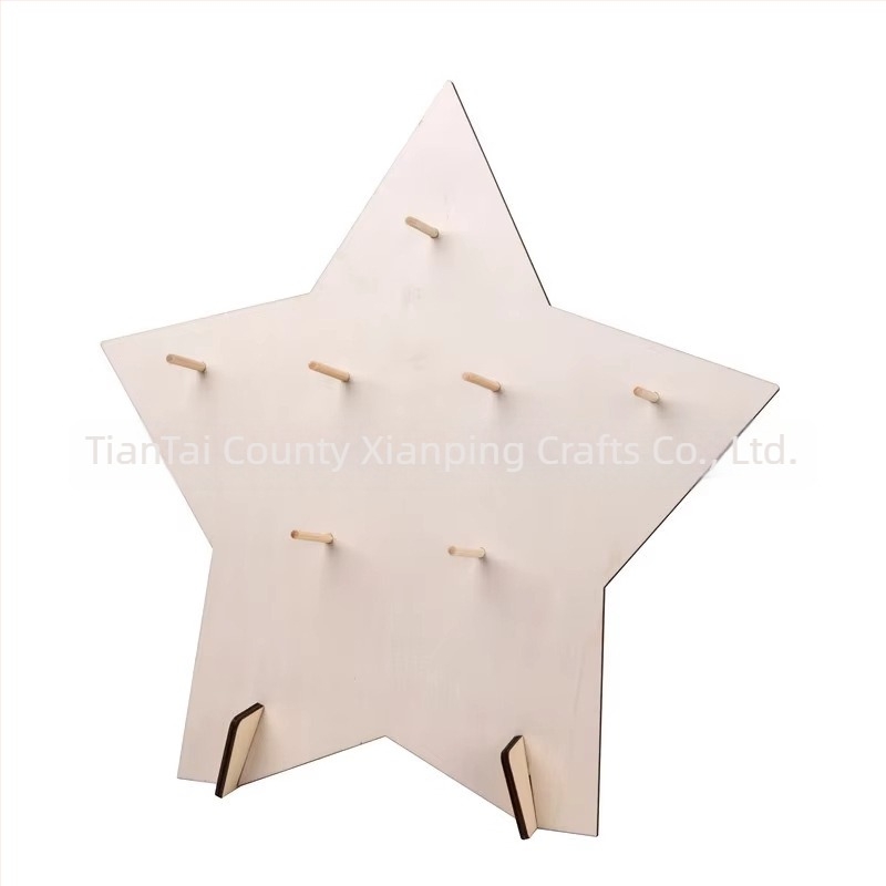 Stativ din lemn pentru deserturi cu bază, pentru zile de naștere și nunți, display pentru gogoși din boxwood, brand Xianping, stil modern simplu