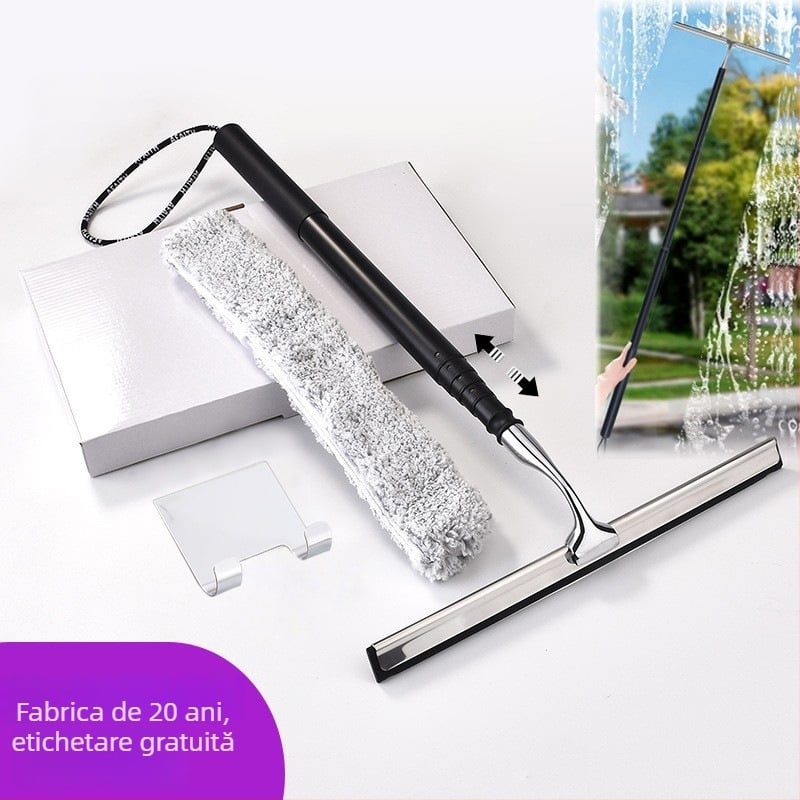 Ștergător pentru geam din oțel inoxidabil, ștergere pe o parte, 40 buc. într-o cutie, lansat în 2019, pentru uz casnic