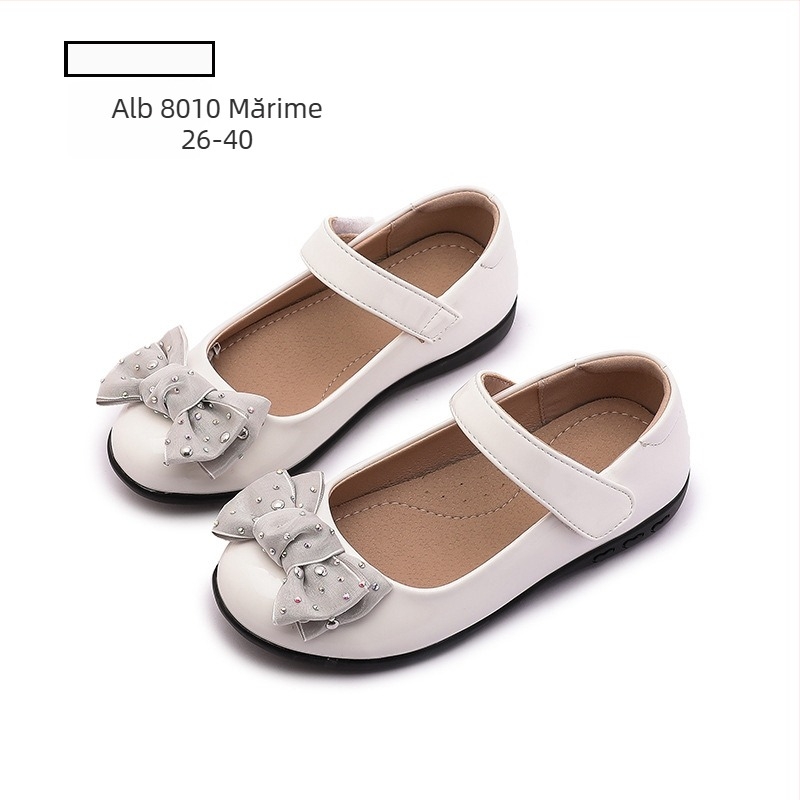 Pantofi fete PU, stil chinezesc, închidere Velcro, căptușeală PU, branț PU, talpă TPR