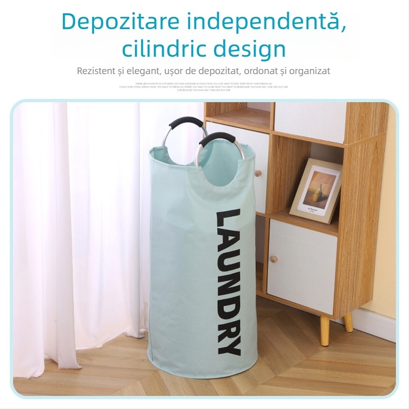 Sac de spălat Aio și coș de depozitare — pânză Oxford 600D, utilizare universală, stil modern simplu, brand Aio