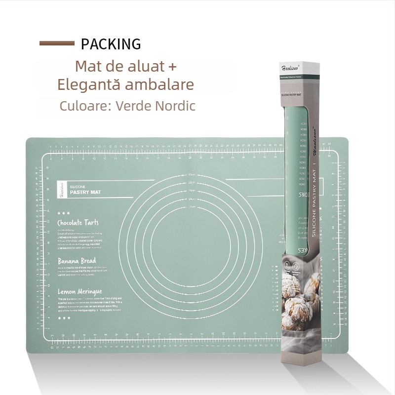 Covoraș din silicon pentru frământat aluat — Sylvania, imprimare logo disponibilă, personalizabil, lansat în 2023