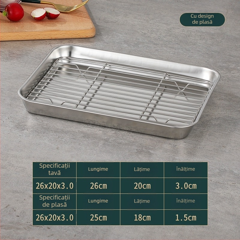 Farfurie pătrată din oțel inoxidabil 304, stil japonez, suprafață lustruită, imprimare de logo disponibilă, personalizabil