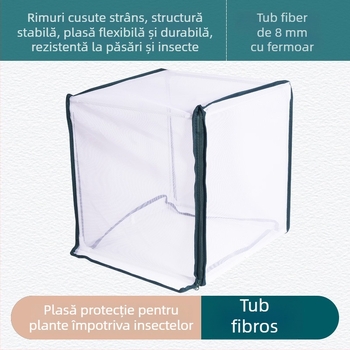 Șopron cu plasă împotriva insectelor, structură din țevi din fibră + fibră poliesterică, destinat protecției împotriva insectelor, Brand Plant xun (Tip: șopron cu plasă anti-insecte; Material: țevi din fibră + fibră poliesterică; Scop: protecție împotriva 