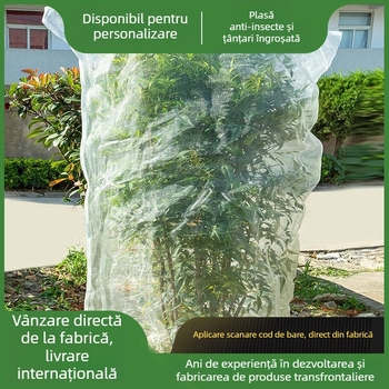 Acoperire din plasă anti-insecte, HDPE, protejează plantele de dăunători, marca Shun Xiang, licențiată etichetă privată