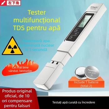 Five man Analizator portabil de calitate a apei – Trei în unu: temperatură, conductivitate (EC) și TDS – Model 1