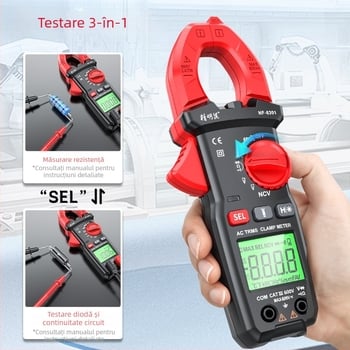 NF-6301 Multimetru cu clemă - digital, înaltă precizie, ampermetru cu clemă automat, certificat CE ISO9001 FCC REACH