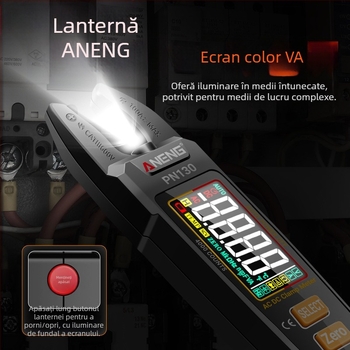 Pină ampermetrică în formă de U cu afișaj digital, identificare inteligentă, multifuncțională, înaltă precizie, măsurare AC/DC cu încărcare directă a bateriei Li-ion