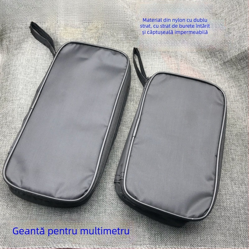 Geantă pentru multimetr – spațiu de depozitare pentru multimetr digital, clamp meter și ampermetru, geantă gadget de reparații (Brand: Altul; Tip: Geantă; Stil: Altul; Seria produsului: Altă)