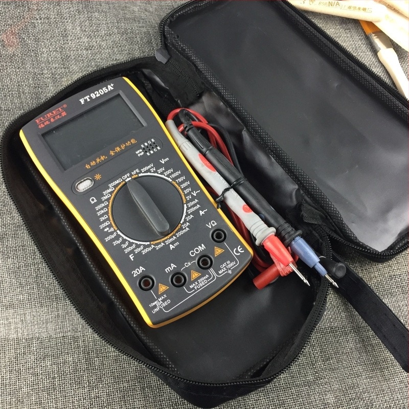 Geantă pentru multimetr – spațiu de depozitare pentru multimetr digital, clamp meter și ampermetru, geantă gadget de reparații (Brand: Altul; Tip: Geantă; Stil: Altul; Seria produsului: Altă)