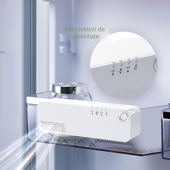 Deodorizant și sterilizator pentru frigider, alimentare USB, model QH-XD16, pentru 41–60 m², zgomot <45 dB, control cu buton