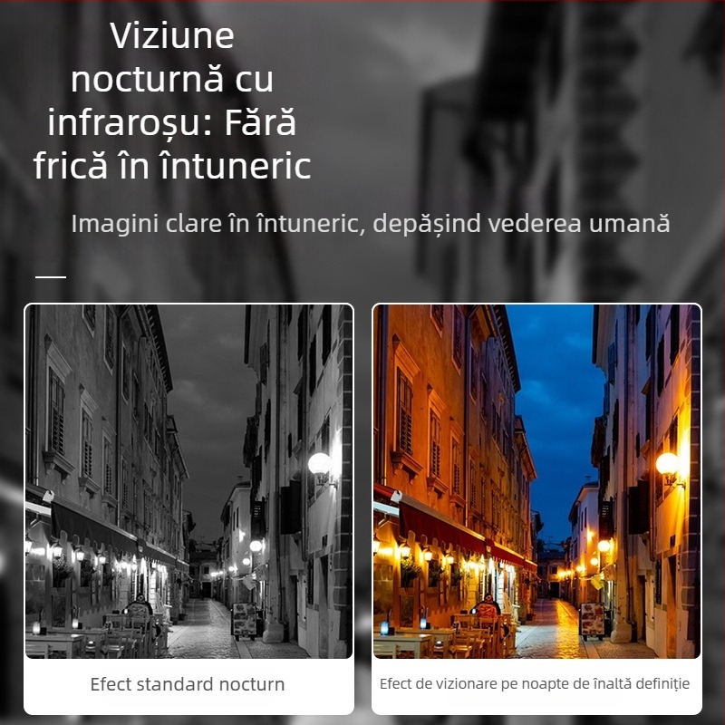 Camera de acțiune sport cu vedere nocturnă — video 1080p, senzor CMOS 5 MP, stocare MicroSD