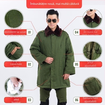 Palton lung, versiune coreeană, croială lejeră, țesătură corduroy, conținut de in sub 10%