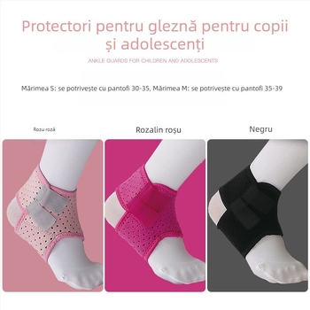 Protector de gleznă pentru copii, material Spandex OK, pentru dans, ciclism, role și alergare; certificat CE