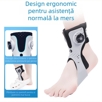 Protecție pentru gleznă cu airbag, potrivire universală, suport reglabil, corp din plastic, marcă Aulex/Ares