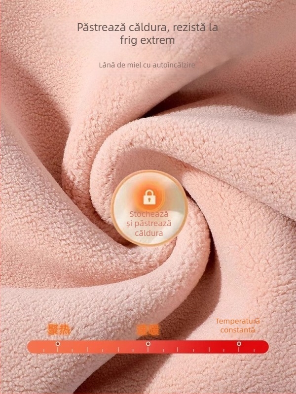 Pantaloni de maternitate cu căptușeală fleece din amestec de lână, calzi, lungi, grosime medie, talie înaltă