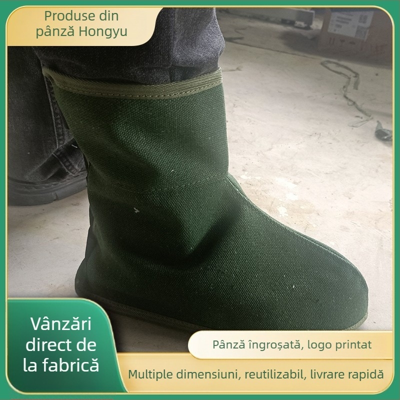 Acoperire de protecție pentru picior la sudură, acoperire completă a piciorului, din pânză, anti-praf