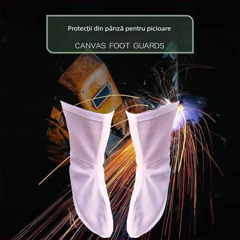 Acoperire de protecție pentru picior la sudură, acoperire completă a piciorului, din pânză, anti-praf