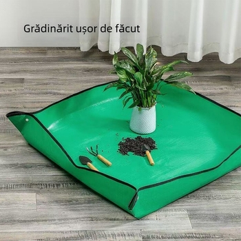 Covoraș de plantare pentru grădină, impermeabil, din plastic, gros, pentru răsturnarea ghivecelor, amestecarea solului și aranjarea grădinii