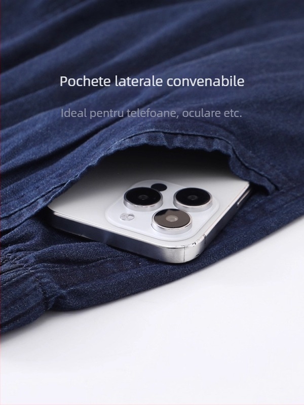 Pantaloni de toamnă pentru femei de vârstă mijlocie și vârstnice, croială lejeră, amestec din bumbac, elasticitate ușoară, lungime 9/10, broderie